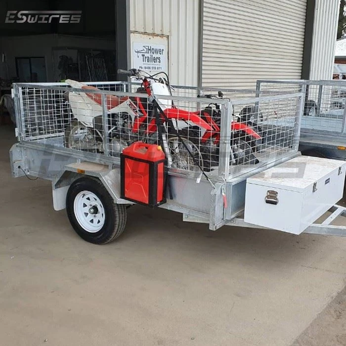 8x5 Tandem Trailer With Cage Galvanised