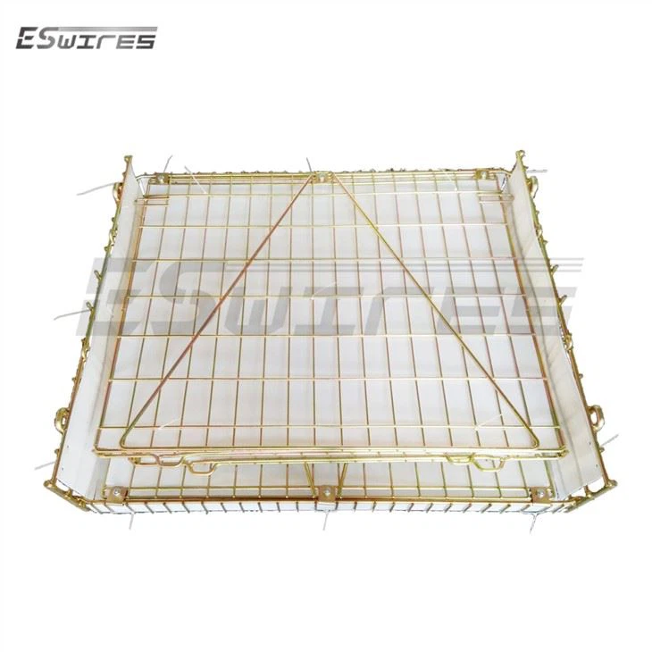 Folding Mesh Wire Container