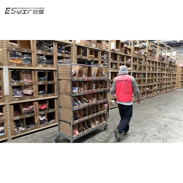 Order Picking Trolley With Steps